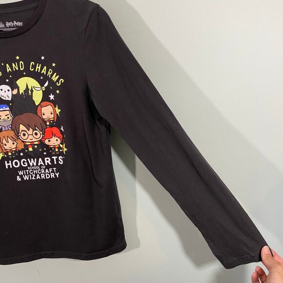 Wizarding World of Harry Potter Youth Glow In The Dark L/S Graphic Tee Size XL - Picture 6 of 8